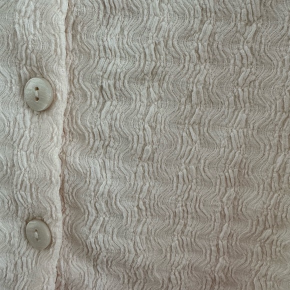 NWT Dynamite Textured V-Neck Flyaway Vest in Beige - Picture 7 of 12